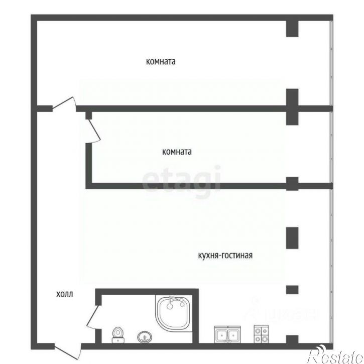 3-комн квартира Украинская улица, 38А,  д. 38А