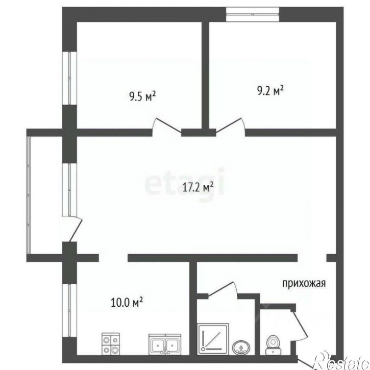 3-комн квартира ул Восстания, 47,  д. 47