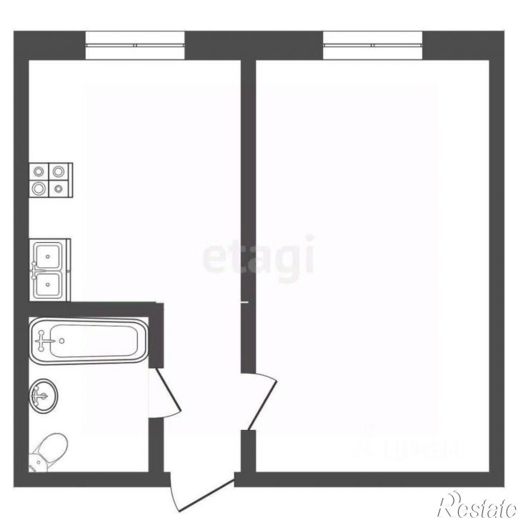 1-комн квартира ул Нежнова, 33,  д. 33