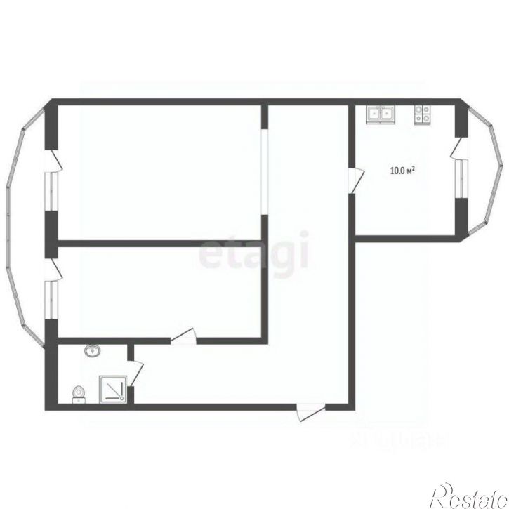 2-комн квартира ул 295 Стрелковой Дивизии, 13 4,  д. 13 4,  к. 4
