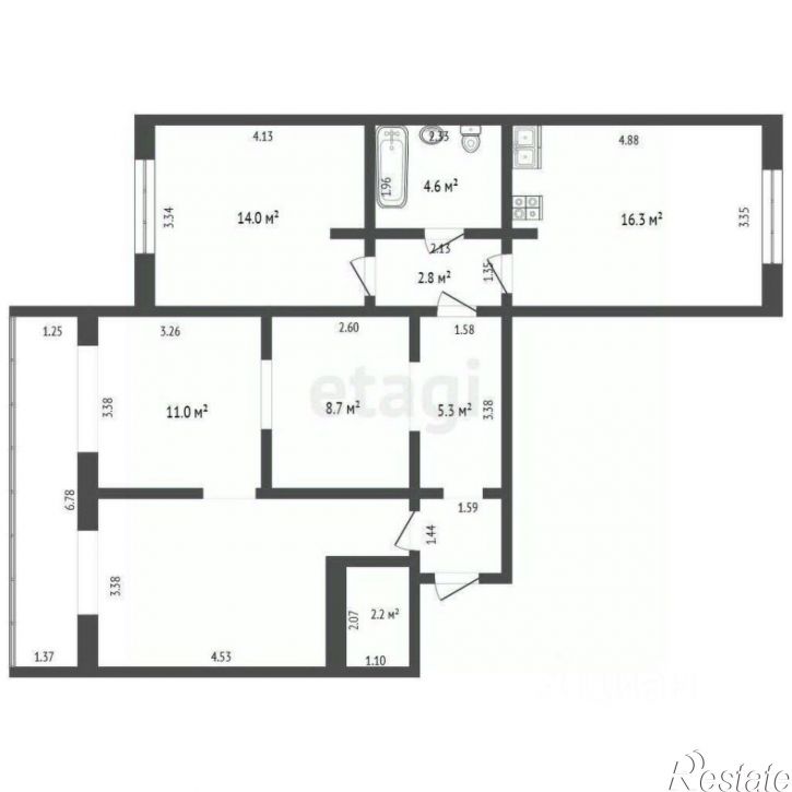 4-комн квартира улица Панагюриште, 8,  д. 8