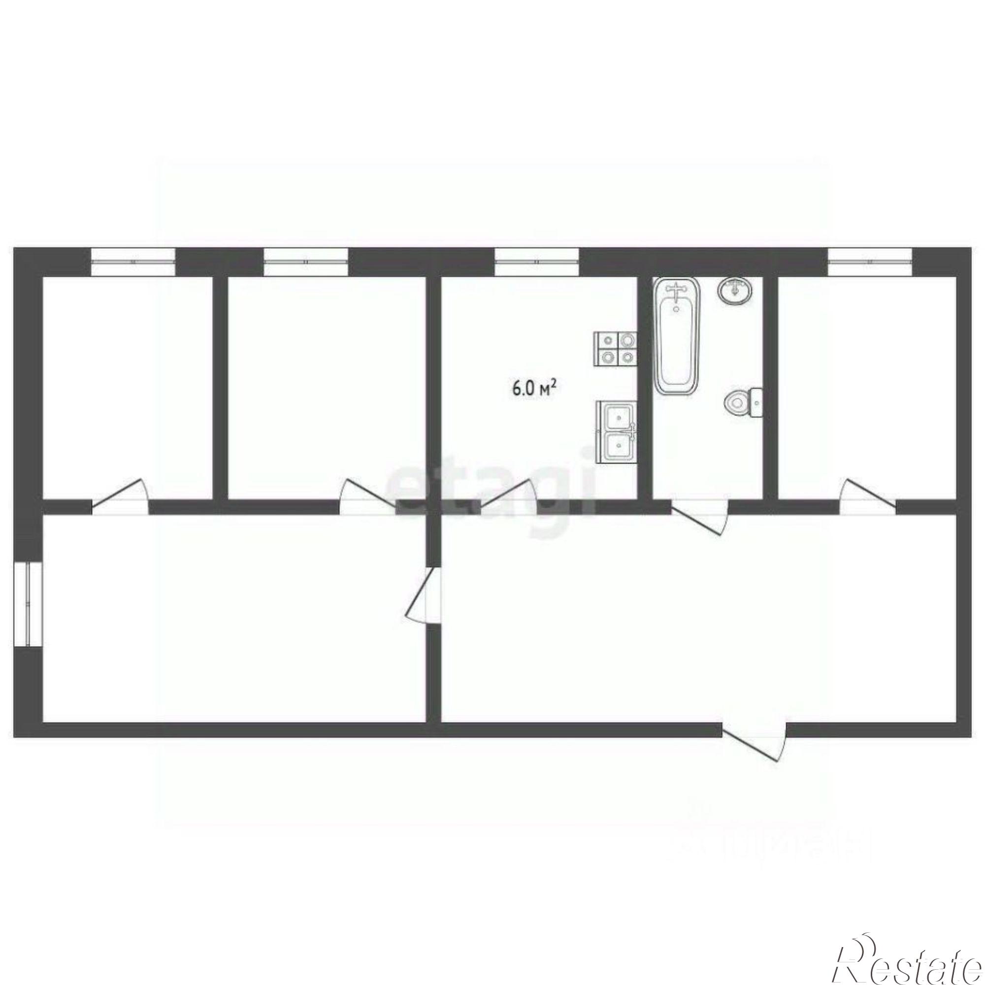 Сдать квартиру за 30 000 рублей на проспект Калинина, 108