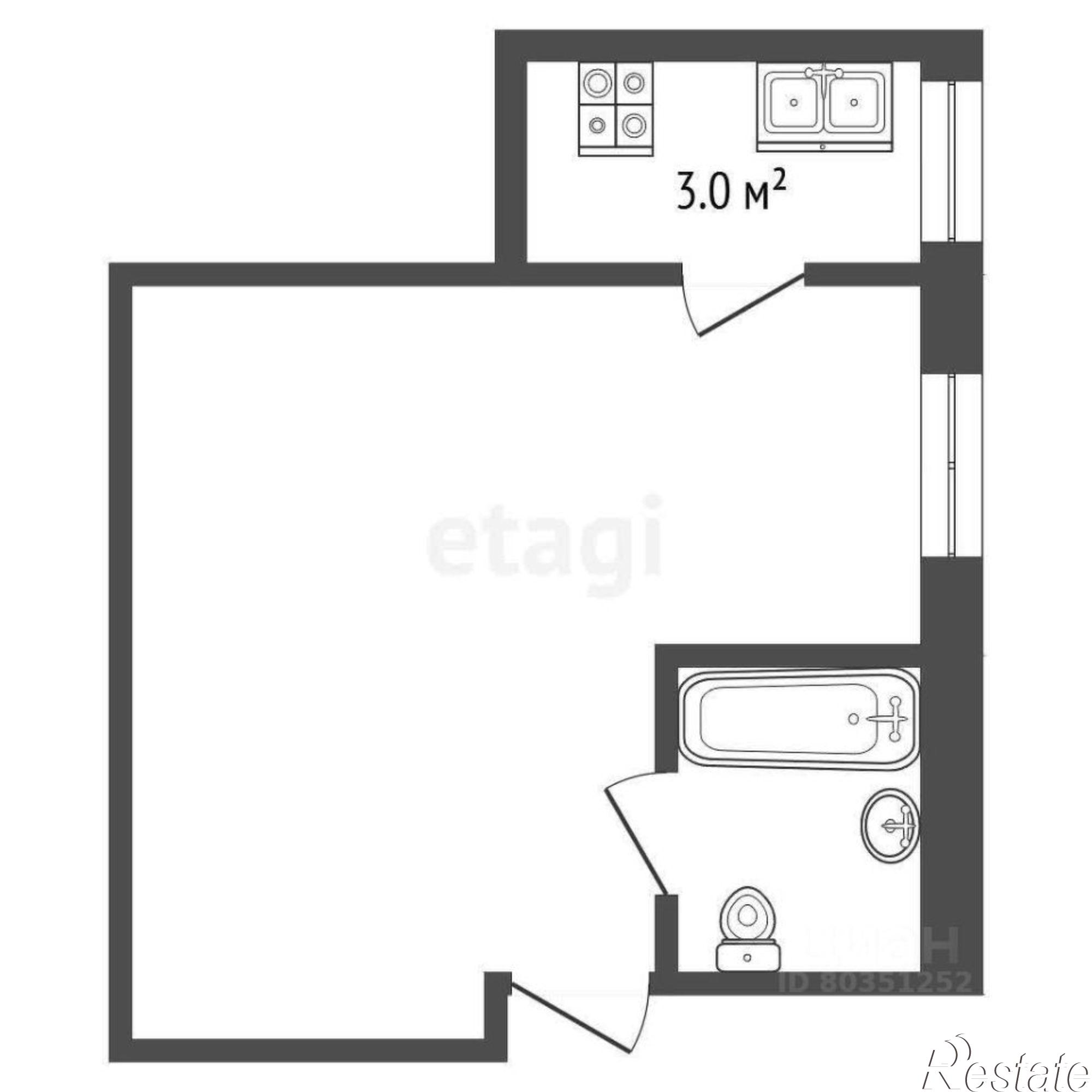 Купить квартиру за 4 900 000 рублей на улица Братьев Бернардацци, 4