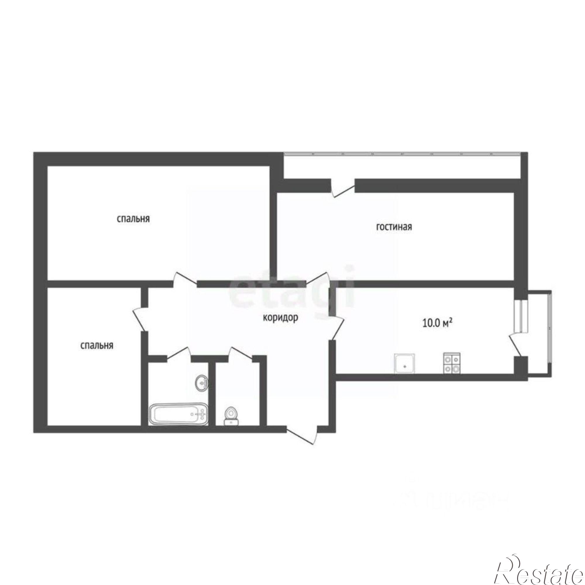 Купить квартиру за 7 999 000 рублей на улица Нежнова, 33