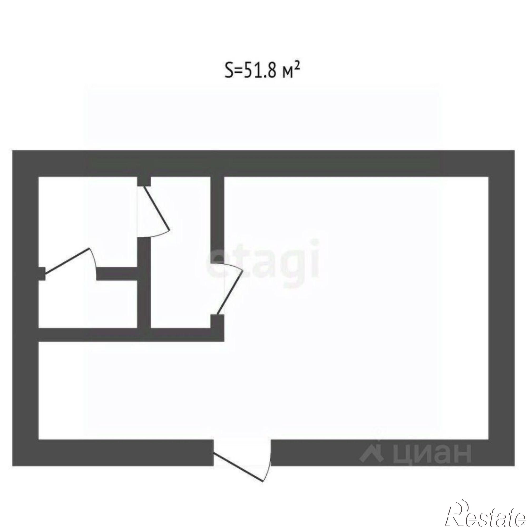 Купить торговое помещение за 7 581 100 рублей на Теплосерная улица, 103