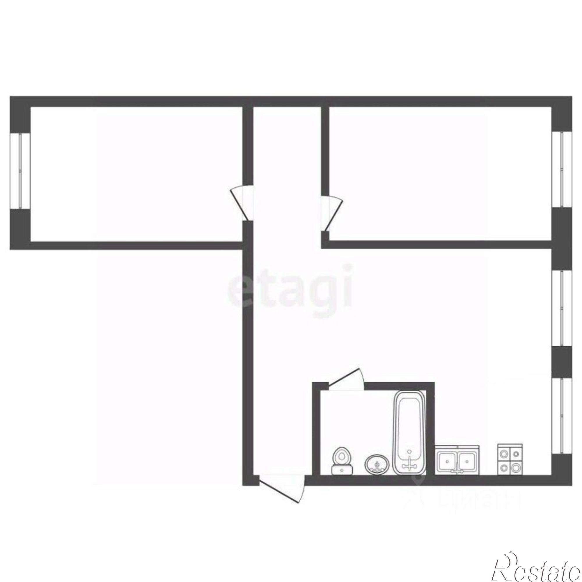 Купить квартиру за 8 160 000 рублей на проспект 40 лет Октября, 56