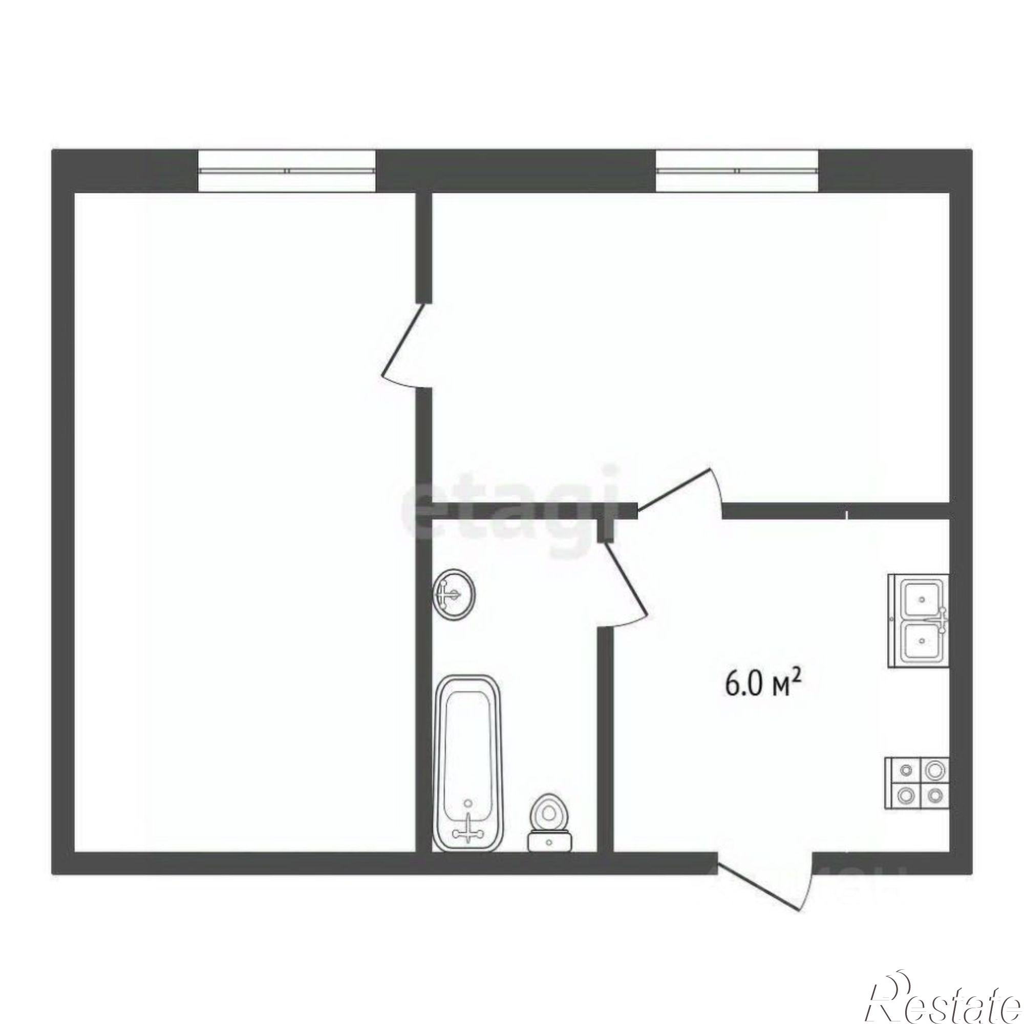 Купить квартиру за 4 200 000 рублей на Теплосерная улица, 103