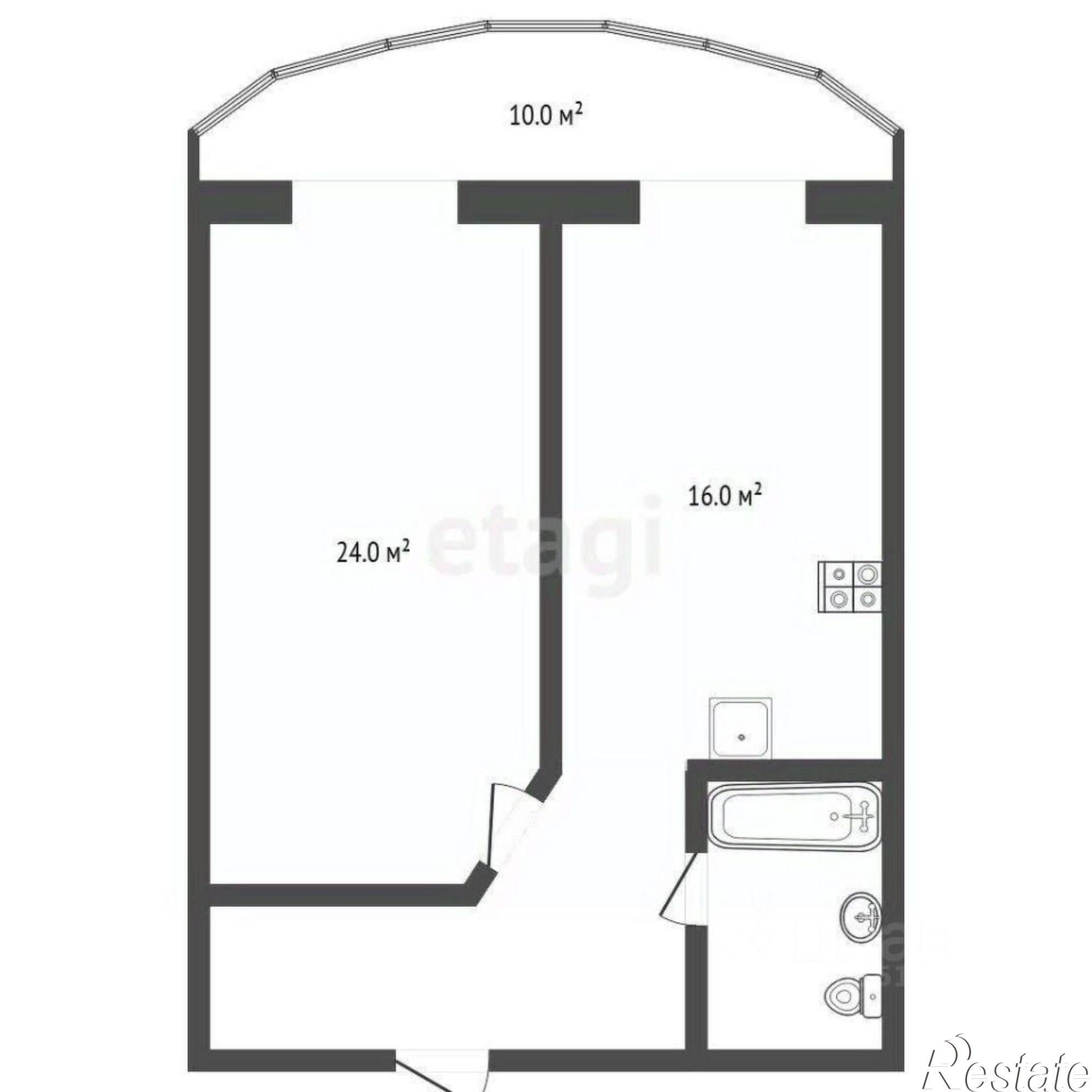 Купить квартиру за 9 600 000 рублей на улица Бунимовича, 13
