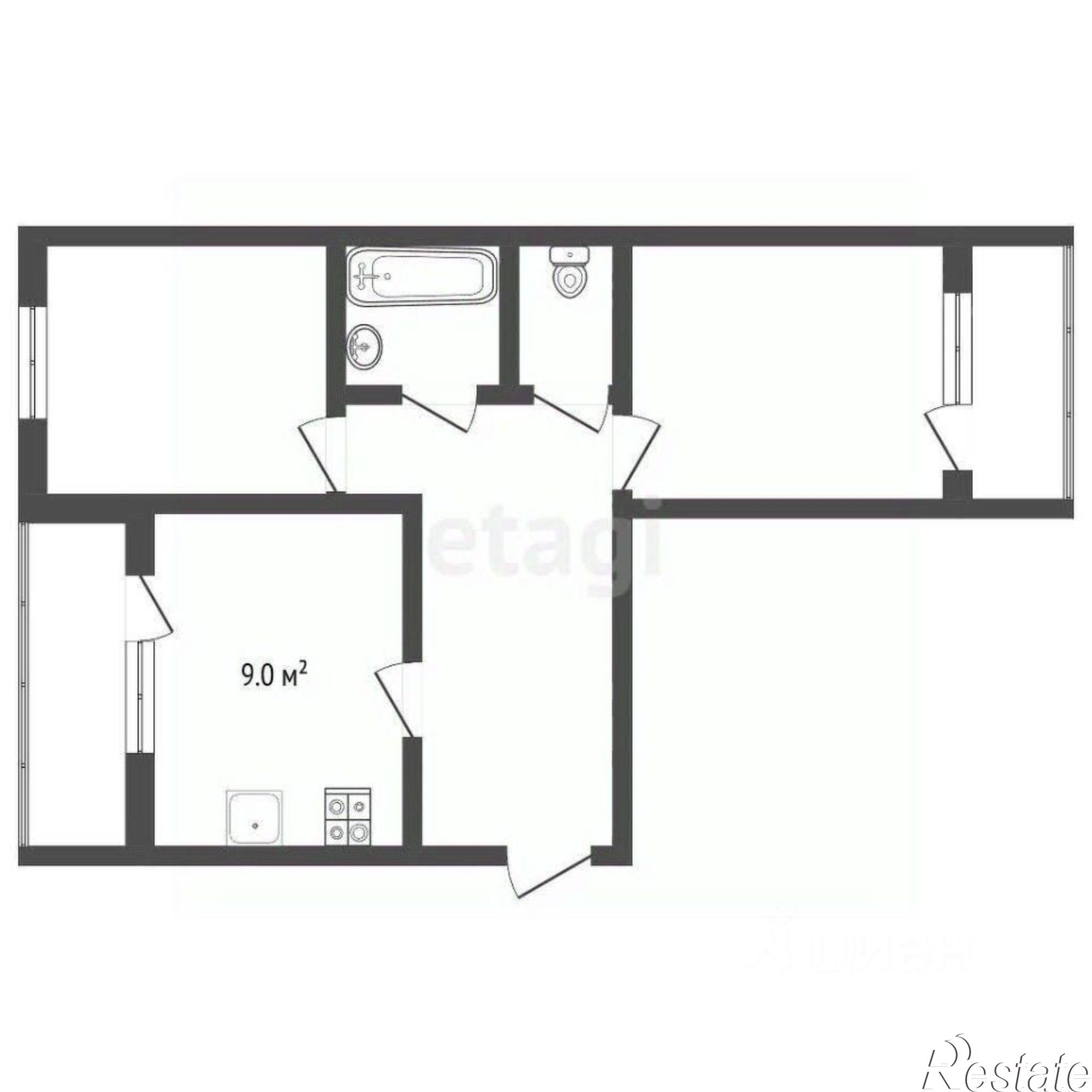 Купить квартиру за 10 200 000 рублей на Ессентукская улица, 29/2