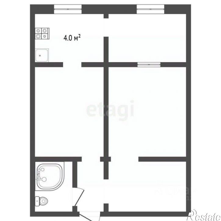 1-комн квартира улица Орджоникидзе, 9,  д. 9