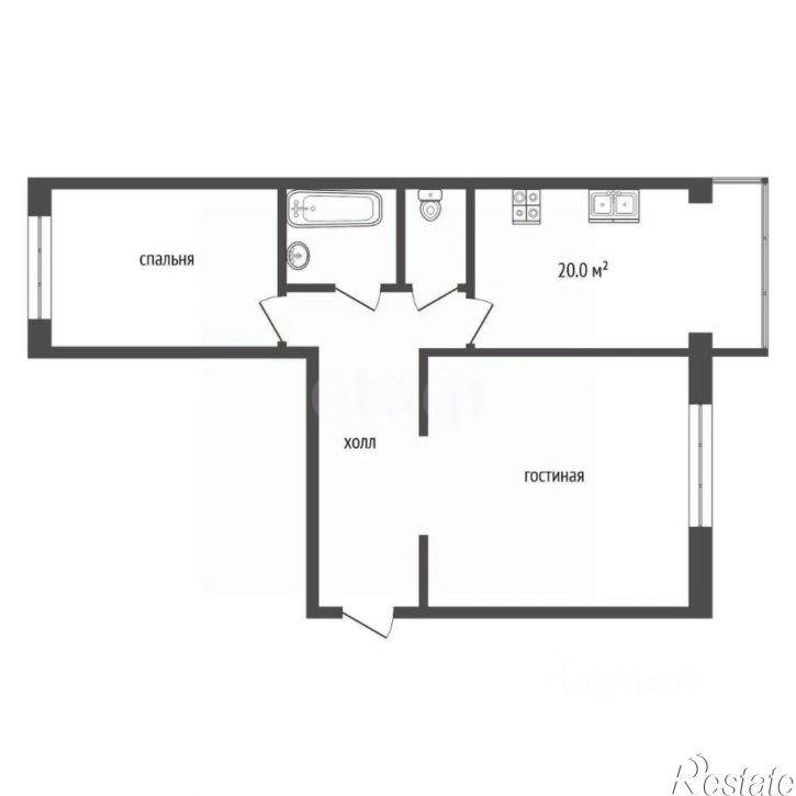 2-комн квартира Сельская улица, 24 к1,  д. 24 к1