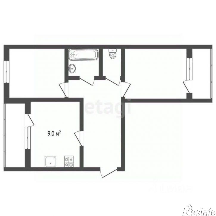 2-комн квартира Ессентукская улица, 29/2,  д. 29/2