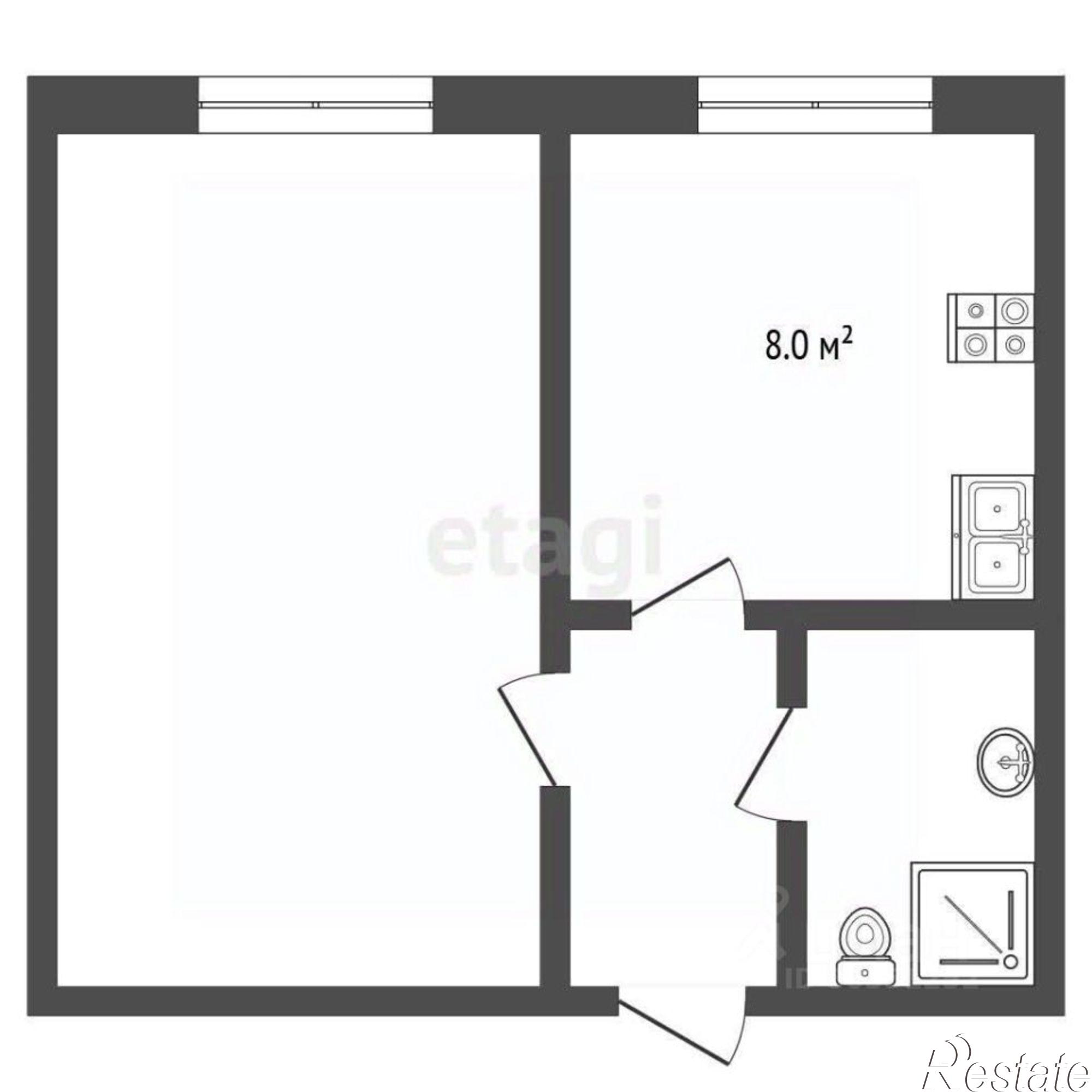 Купить квартиру за 8 000 000 рублей на улица Булгакова, 7
