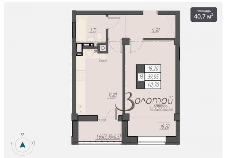 1-комн квартира Егоршина ул, 6