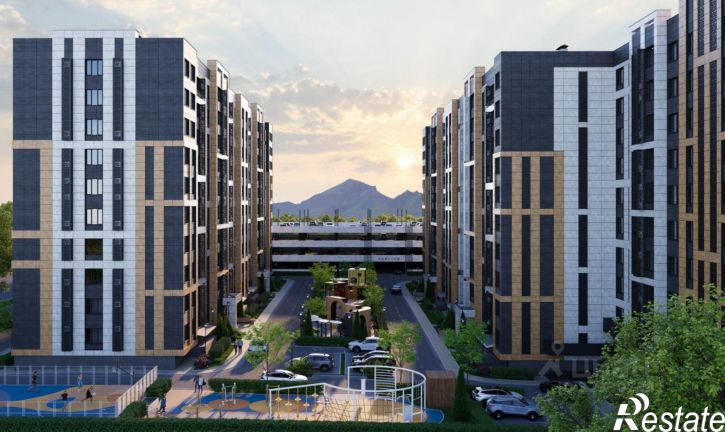 2-комн квартира в новом доме улица Ермолова, 28,  д. 28