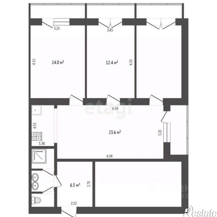 Комната Сельская улица, 24 к1,  д. 24 к1