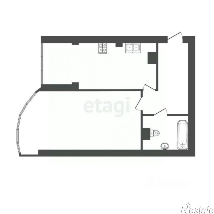 1-комн квартира ул Оранжерейная, 22/2,  д. 22/2