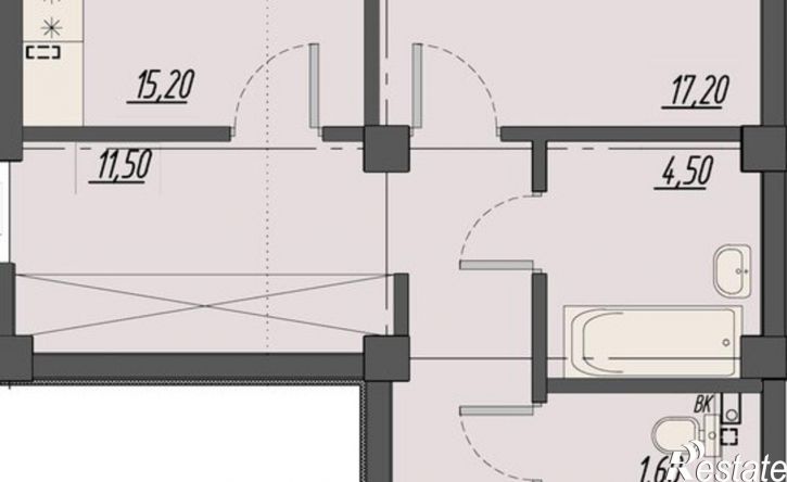 2-комн квартира улица Пальмиро Тольятти, 197А,  д. 197А