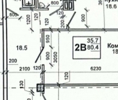 2-комн, 68кв м, этаж 2/10 Первомайский пер, 18