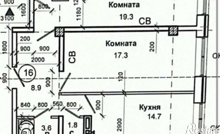 2-комн квартира Первомайский переулок, 18,  д. 18