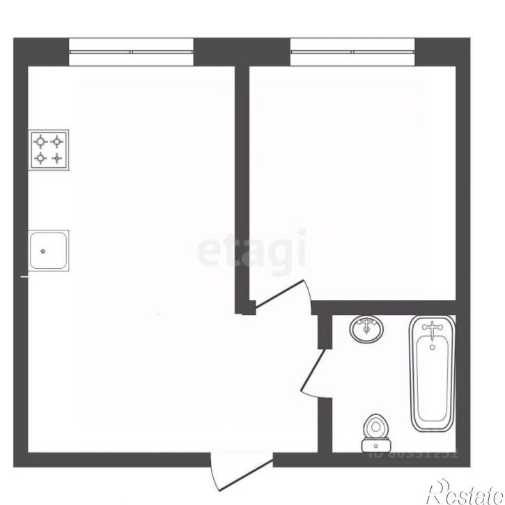 1-комн квартира ул Пестова, 22/1,  д. 22/1