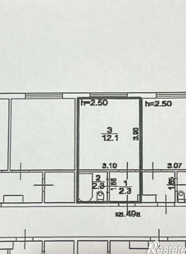 1-комн квартира Транзитная улица, 2 к6,  д. 2 к6