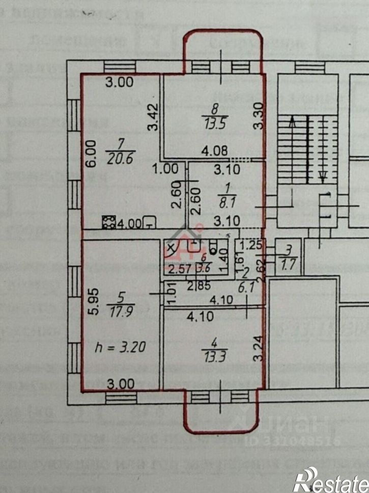3-комн квартира улица Дунаевского, 2А,  д. 2А