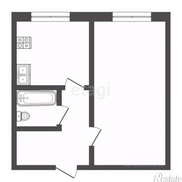 1-комн квартира Сельская улица, 24 к1,  д. 24 к1