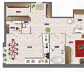 3-комн, 125кв м, этаж 7/12 ул Пастухова, 38