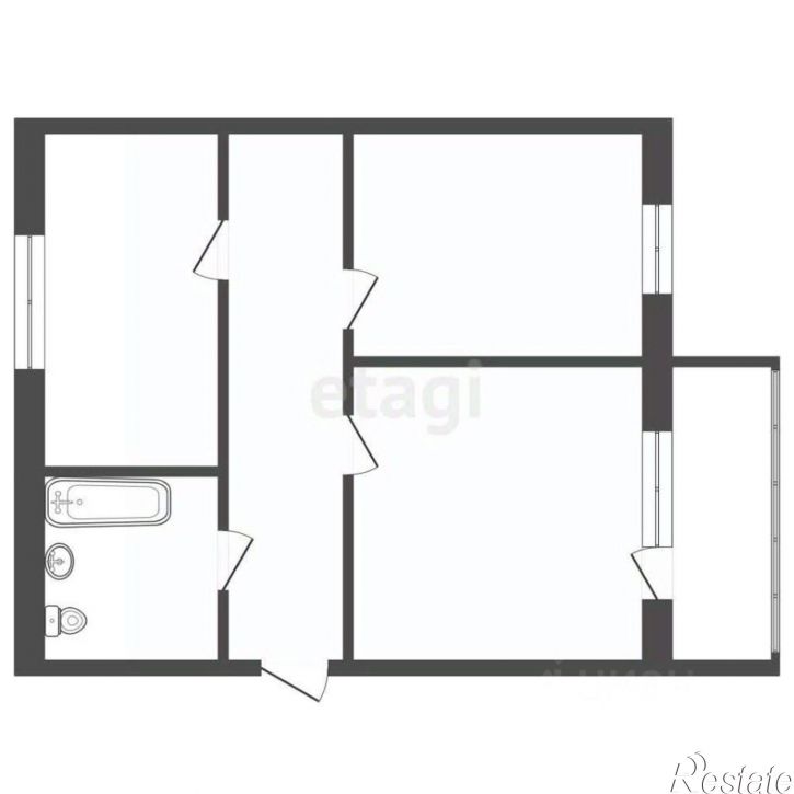 2-комн квартира Площадь Ленина, 2,  д. 2