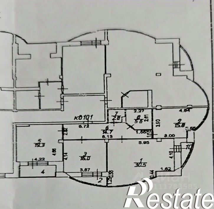 3-комн квартира Оранжерейная улица, 21 к2,  д. 21 к2