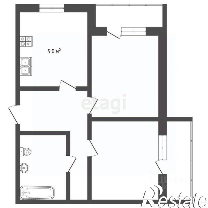2-комн квартира улица Мира, 81,  д. 81